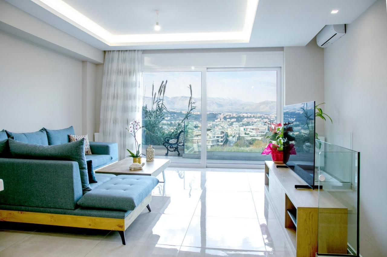 Stylist House With Amazing View Apartman Iráklio Kültér fotó